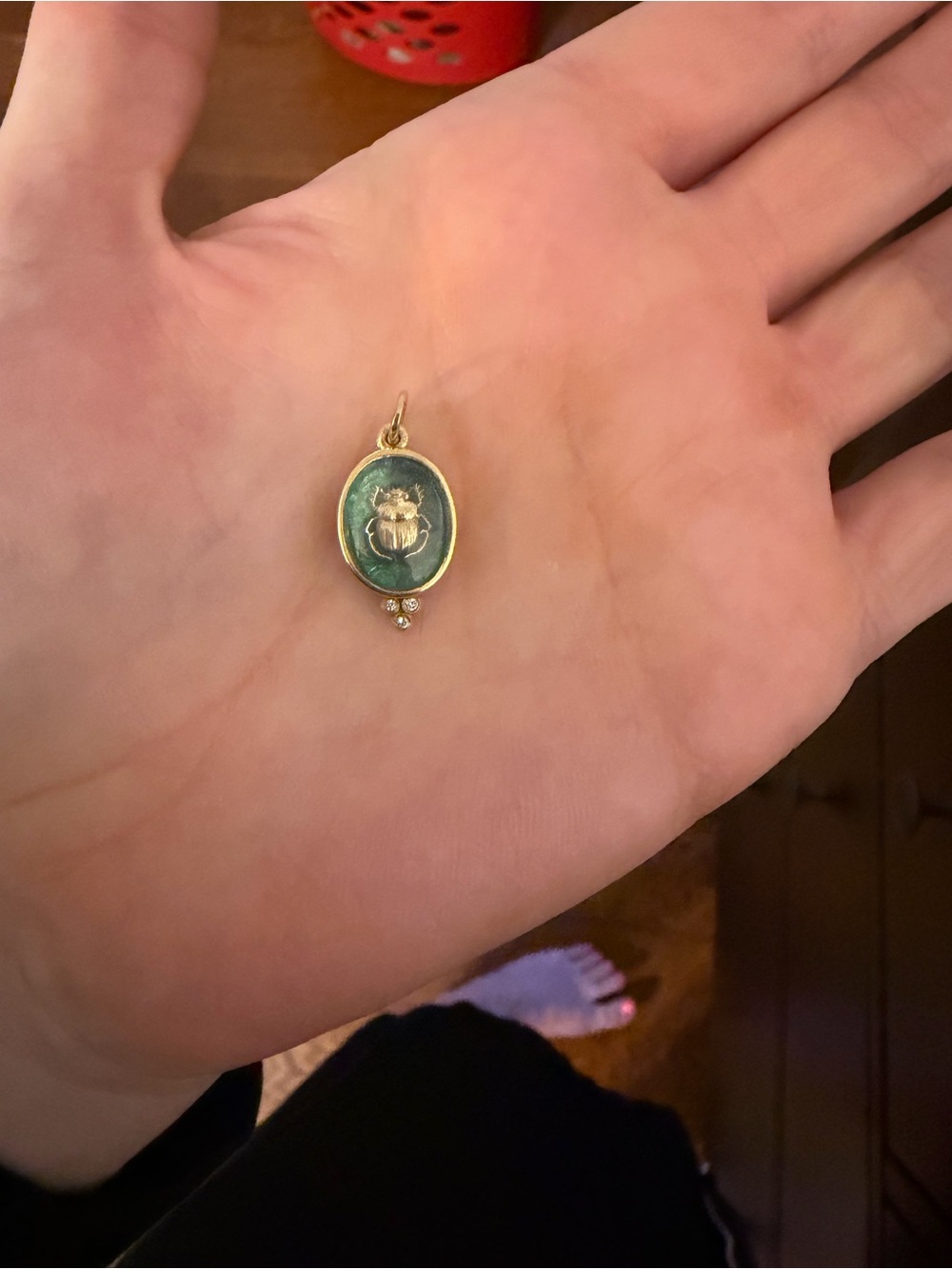 Erica Molinari scarab pendant